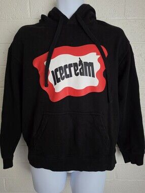 Ice Cream Hoodie Sweatshirt Long Sleeve Pullover Black Men Billionaire Boys Club